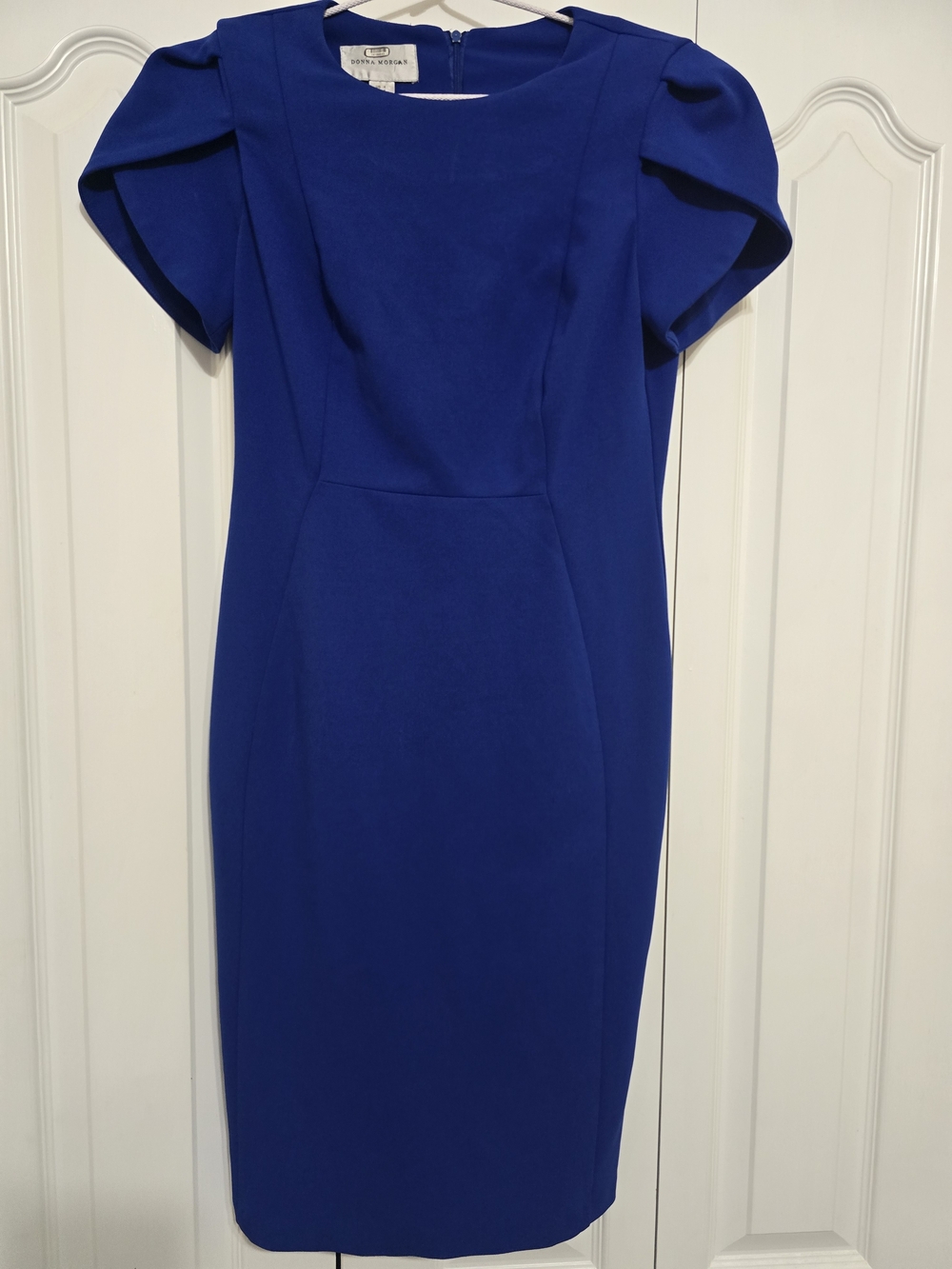 Donna Morgan Cobalt Midi Sheath Dress